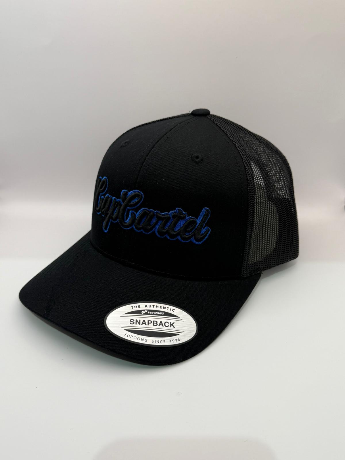 Cap Cartel Logo Cap - Black/Blue (PRE-ORDER)